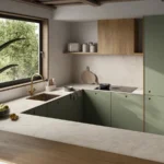 Eine Küchenzeile in der Farbe Neolith Taj Mahal